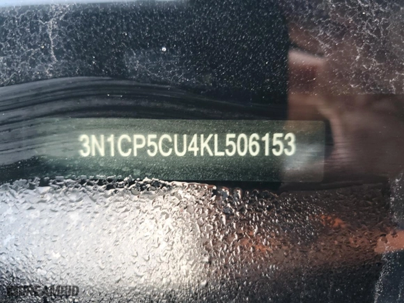 2019 Nissan Kicks S with VIN 3N1CP5CU4KL506153, listed as a Copart auction lot 48760055 with 35,879 mi miles and Salvage Title. Bid and sale history available at carsss.com. Image 13.
