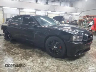 2014 Dodge Charger RT Plus with VIN 2C3CDXDT8EH360882, listed as a Copart auction lot 46183715 with 107,352 mi miles and Salvage Title. Bid and sale history available at carsss.com. Image 4.