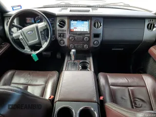 2017 Ford Expedition EL Platinum with VIN 1FMJK1MT9HEA49295, listed as a Copart auction lot 87801575 with 145,798 mi miles and Salvage Title. Bid and sale history available at carsss.com. Image 8.