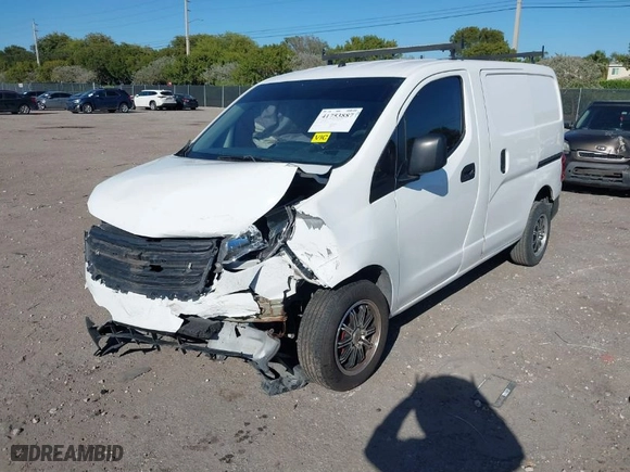 2015 Chevrolet City Express Cargo Van LS with VIN 3N63M0YN3FK709313, listed as a IAAI auction lot 41753887 with 124,168 mi miles. Bid and sale history available at carsss.com. Image 2.