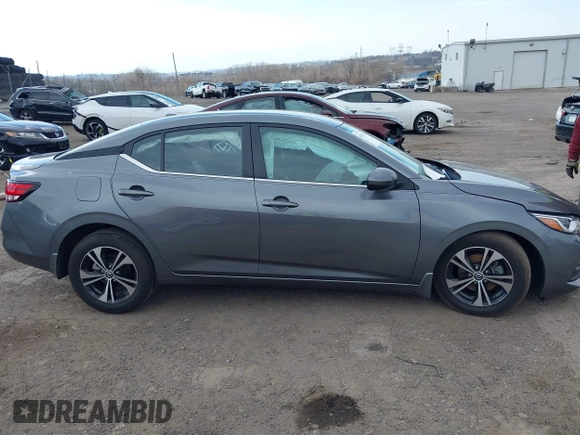 2022 Nissan Sentra SV with VIN 3N1AB8CV8NY206624, listed as a IAAI auction lot 41827642 with 24,455 mi miles and . Bid and sale history available at DreamBid. Image 13.