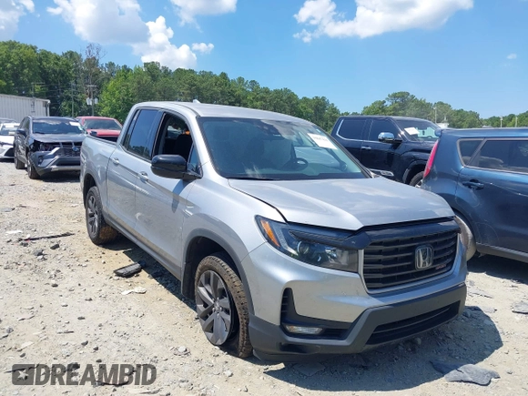 2021 Honda Ridgeline Sport with VIN 5FPYK3F10MB021413, listed as a IAAI auction lot 39847416 with 28,044 mi miles and . Bid and sale history available at DreamBid. Image 1.