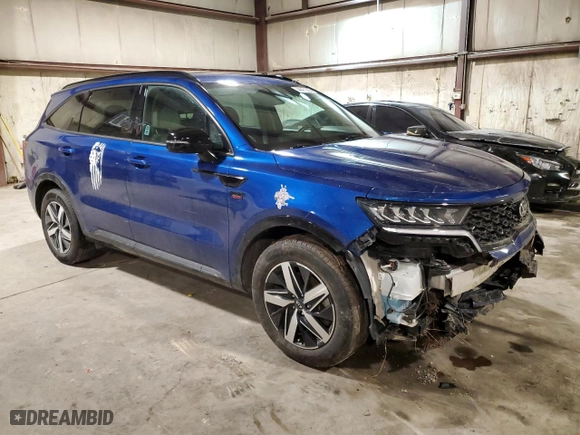 2021 Kia Sorento S with VIN 5XYRL4LC9MG019979, listed as a Copart auction lot 44471225 with 61,645 mi miles and Salvage Title. Bid and sale history available at carsss.com. Image 4.