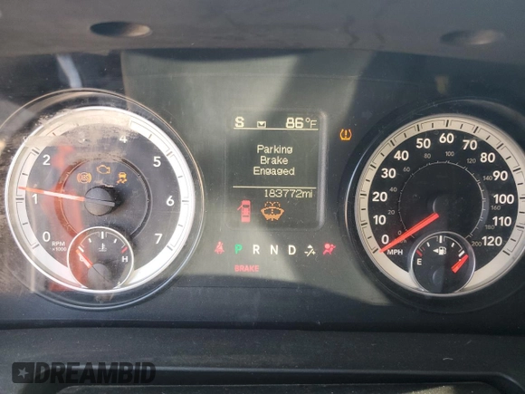 2014 Ram 2500 Tradesman with VIN 3C6TR5CT0EG287968, listed as a Copart auction lot 48584045 with 183,772 mi miles and Salvage title. Bid and sale history available at DreamBid. Image 9.