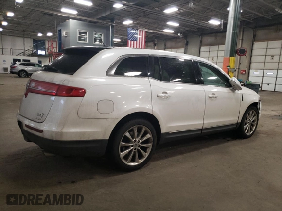 2012 Lincoln MKT EcoBoost with VIN 2LMHJ5AT7CBL55076, listed as a Copart auction lot 86120444 with 148,387 mi miles and Salvage Title. Bid and sale history available at DreamBid. Image 3.
