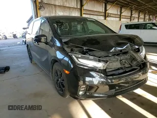 2023 Honda Odyssey Sport with VIN 5FNRL6H71PB025357, listed as a Copart auction lot 45682075 with 56,291 mi miles and Salvage Title. Bid and sale history available at carsss.com. Image 11.