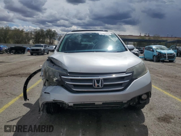2013 Honda CR-V EX with VIN 2HKRM4H58DH677602, listed as a Copart auction lot 51869445 with 130,043 mi miles and Salvage Title. Bid and sale history available at carsss.com. Image 5.