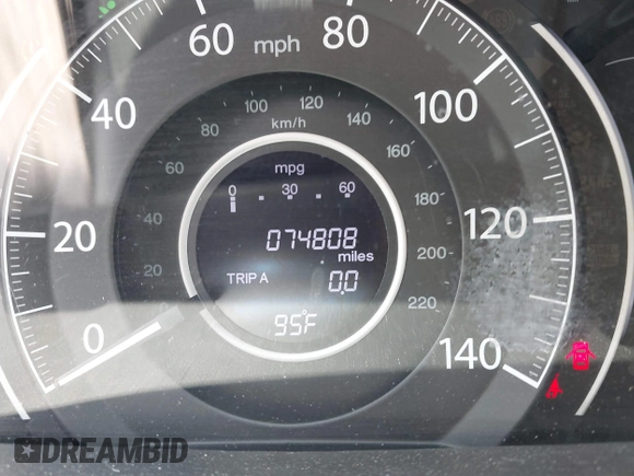 2013 Honda CR-V EX-L with VIN 5J6RM4H70DL064221, listed as a IAAI auction lot 42668239 with 74,808 mi miles and . Bid and sale history available at DreamBid. Image 15.