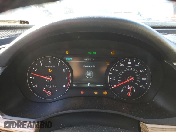2017 Kia Cadenza Premium with VIN KNALC4J11H5073294, listed as a Copart auction lot 75508654 with 109,066 mi miles and Salvage Title. Bid and sale history available at carsss.com. Image 9.