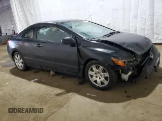 2007 Honda Civic Cpe LX with VIN 2HGFG12627H569646, listed as a Copart auction lot 52175205 with 167,842 mi miles and Salvage Title. Bid and sale history available at carsss.com. Image 4.