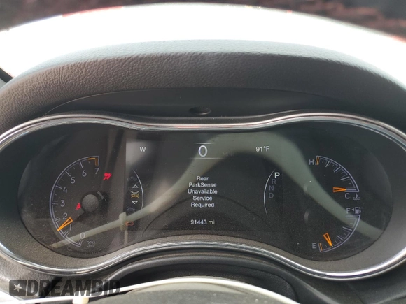 2018 Jeep Grand Cherokee Trailhawk with VIN 1C4RJFLGXJC477597, listed as a Copart auction lot 56338075 with 91,443 mi miles and Salvage title. Bid and sale history available at DreamBid. Image 9.