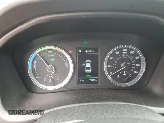 2018 Hyundai Sonata Hybrid SE with VIN KMHE24L32JA078624, listed as a Copart auction lot 49374195 with 73,295 mi miles and Salvage Title. Bid and sale history available at carsss.com. Image 9.