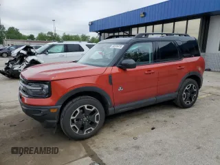 2024 Ford Bronco Sport Outer Banks with VIN 3FMCR9C69RRF21637, listed as a Copart auction lot 58335415 with 5,646 mi miles and Salvage title. Bid and sale history available at DreamBid. Image 1.