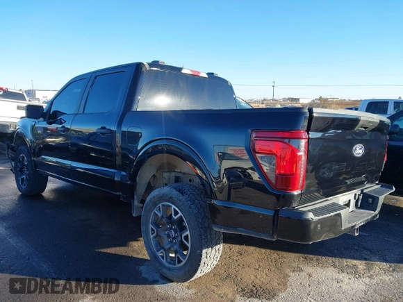 2024 Ford F-150 STX with VIN 1FTFW2L51RFA56163, listed as a IAAI auction lot 41311824 with 31,604 mi miles and . Bid and sale history available at carsss.com. Image 2.