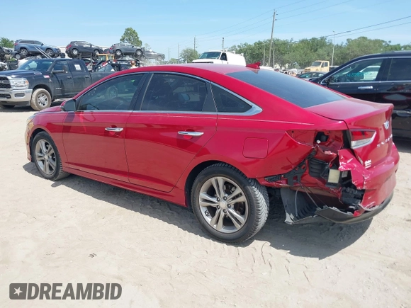 2018 Hyundai Sonata Sport with VIN 5NPE34AF3JH664160, listed as a IAAI auction lot 42072342 with 98,478 mi miles and . Bid and sale history available at carsss.com. Image 3.