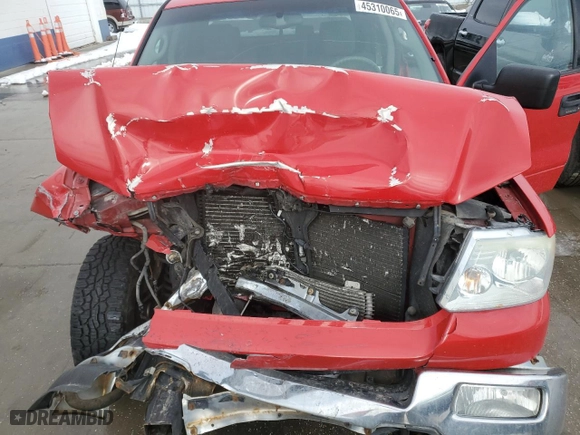 2004 Ford F-150 XLT with VIN 1FTPW14574KC51617, listed as a Copart auction lot 45310065 with 0 mi miles and Salvage Title. Bid and sale history available at carsss.com. Image 11.