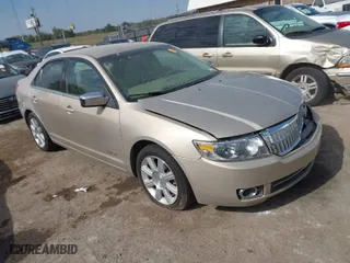 2008 Lincoln MKZ with VIN 3LNHM26T58R612044, listed as a IAAI auction lot 40587430 with 114,363 mi miles. Bid and sale history available at carsss.com. Image 1.