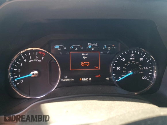 2019 Ford Expedition Limited with VIN 1FMJU1KT1KEA60070, listed as a Copart auction lot 52327215 with 93,615 mi miles and Salvage title. Bid and sale history available at DreamBid. Image 9.