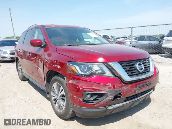 2020 Nissan Pathfinder SV with VIN 5N1DR2BN4LC638360, listed as a IAAI auction lot 42034154 with 65,549 mi miles and . Bid and sale history available at DreamBid. Image 1.