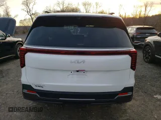 2025 Kia Carnival SX with VIN KNDNE5K37S6453916, listed as a Copart auction lot 82622604 with 0 mi miles and Salvage Title. Bid and sale history available at carsss.com. Image 6.