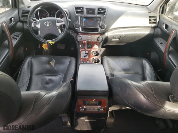 2013 Toyota Highlander Limited with VIN 5TDYK3EHXDS135020, listed as a Copart auction lot 77672214 with 167,309 mi miles and Salvage Title. Bid and sale history available at carsss.com. Image 8.