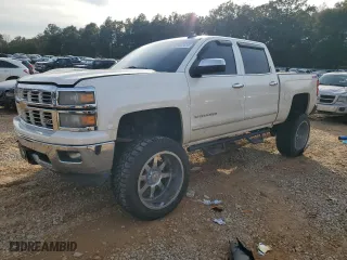 2015 Chevrolet Silverado 1500 LTZ with VIN 3GCUKSEC9FG234118, listed as a Copart auction lot 42432675 with 153,733 mi miles and Salvage Title. Bid and sale history available at carsss.com. Image 1.