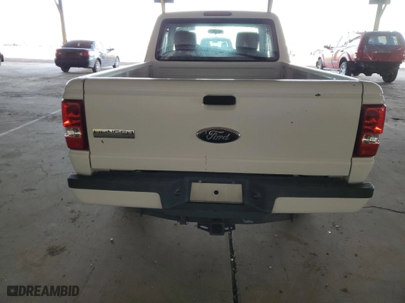 2010 Ford Ranger XL with VIN 1FTKR1EE3APA71436, listed as a Copart auction lot 42107085 with 71,772 mi miles and Salvage Title. Bid and sale history available at carsss.com. Image 6.