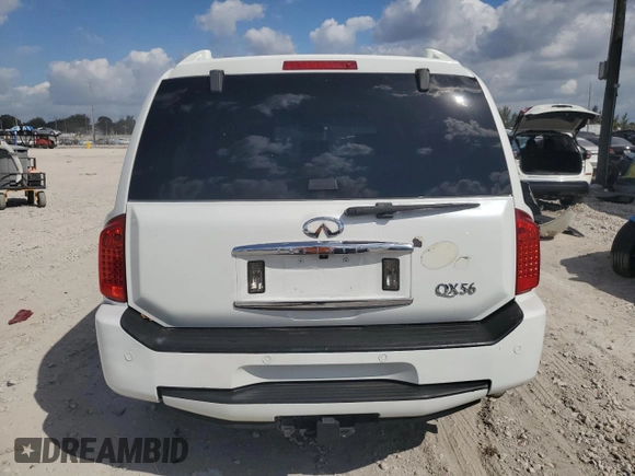 2007 Infiniti QX56 z VIN 5N3AA08C17N802573, wystawiony jako Copart lot #47557175 z przebiegiem 263 078 mil mil oraz Szkoda całkowita • Salvage title. Historia ofert i sprzedaży dostępna na DreamBid. Obrazek 6.