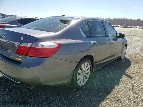 2014 Honda Accord Sedan EX-L with VIN 1HGCR3F80EA004408, listed as a Copart auction lot 47467595 with 206,507 mi miles and Salvage Title. Bid and sale history available at carsss.com. Image 14.