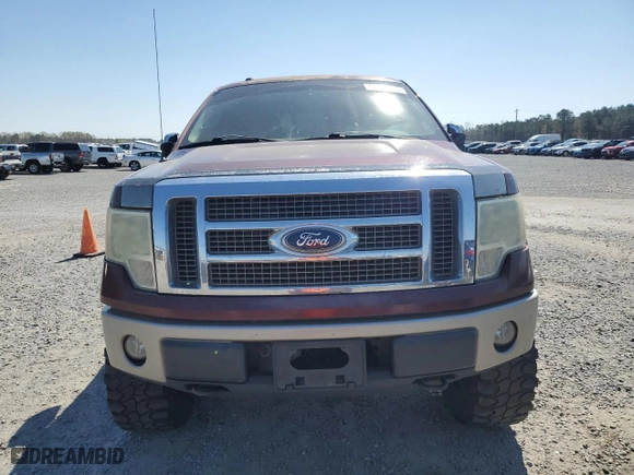 2010 Ford F-150 XL with VIN 1FTFW1EV9AKE13043, listed as a Copart auction lot 50417195 with 181,884 mi miles and Salvage Title. Bid and sale history available at carsss.com. Image 5.