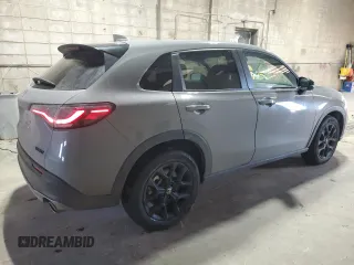 2024 Honda HR-V Sport with VIN 3CZRZ2H57RM751187, listed as a Copart auction lot 46544085 with 15,500 mi miles and Salvage Title. Bid and sale history available at DreamBid. Image 3.