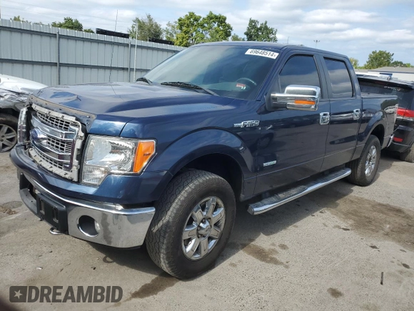 2013 Ford F-150 XL with VIN 1FTFW1ET5DFB50268, listed as a Copart auction lot 69648514 with 143,311 mi miles and Salvage Title. Bid and sale history available at carsss.com. Image 1.