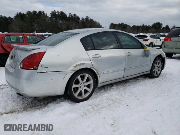 2007 Nissan Maxima 3.5 SE with VIN 1N4BA41E27C858592, listed as a Copart auction lot 88277025 with 151,000 mi miles and Clean Title. Bid and sale history available at carsss.com. Image 3.
