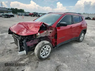 2020 Jeep Compass Sport with VIN 3C4NJCAB9LT169798, listed as a Copart auction lot 57177475 with Not provided miles and Clean title. Bid and sale history available at DreamBid. Image 1.