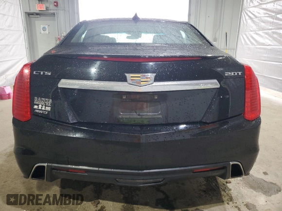 2018 Cadillac CTS Luxury AWD with VIN 1G6AX5SX3J0107605, listed as a Copart auction lot 55756235 with 113,375 mi miles and Salvage title. Bid and sale history available at DreamBid. Image 6.