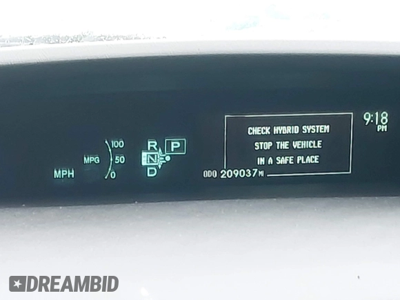2014 Toyota Prius Four with VIN JTDKN3DUXE0382540, listed as a IAAI auction lot 41922162 with 209,037 mi miles. Bid and sale history available at carsss.com. Image 15.