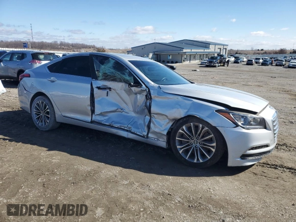 2016 Hyundai Genesis 3.8L z VIN KMHGN4JE3GU113246, wystawiony jako Copart lot #48023875 z przebiegiem 120 718 mil mil oraz Szkody całkowita. Historia ofert i sprzedaży dostępna na DreamBid. Obrazek 4.