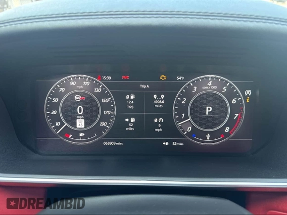 2018 Land Rover Range Rover Sport SVR with VIN SALWZ2SE7JA198973, listed as a IAAI auction lot 42021665 with 68,909 mi miles. Bid and sale history available at carsss.com. Image 7.