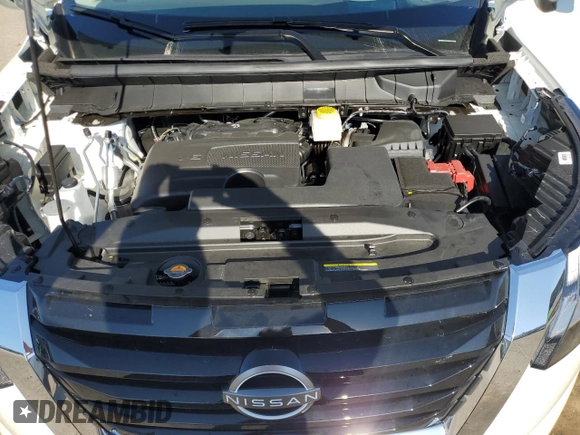 2024 Nissan Pathfinder Platinum with VIN 5N1DR3DG9RC307349, listed as a Copart auction lot 43464825 with 1,077 mi miles and Salvage title. Bid and sale history available at DreamBid. Image 12.