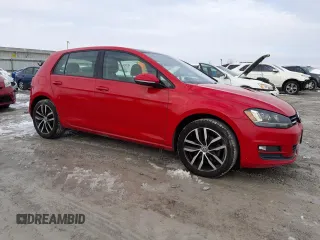 2015 Volkswagen Golf TSI SEL with VIN 3VW217AU2FM083840, listed as a Copart auction lot 45018625 with 111,778 mi miles and Salvage title. Bid and sale history available at DreamBid. Image 4.