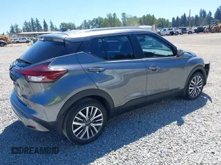 2023 Nissan Kicks SV with VIN 3N1CP5CV8PL542394, listed as a IAAI auction lot 42462163 with 28,017 mi miles and . Bid and sale history available at DreamBid. Image 4.
