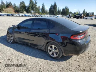 2015 Dodge Dart SXT with VIN 1C3CDFBB8FD265368, listed as a Copart auction lot 54125635 with 117,047 mi miles and Salvage Title. Bid and sale history available at carsss.com. Image 2.