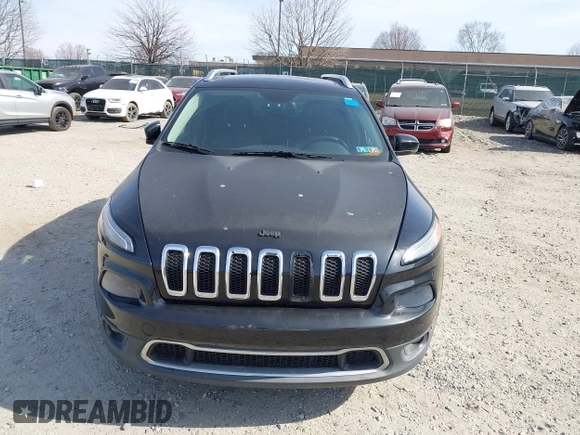 2014 Jeep Cherokee Limited with VIN 1C4PJLDB3EW279196, listed as a IAAI auction lot 41800887 with 114,542 mi miles. Bid and sale history available at carsss.com. Image 6.