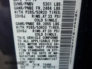 2010 Infiniti FX35 with VIN JN8AS1MU5AM801247, listed as a Copart auction lot 73400484 with 129,508 mi miles and Clean Title. Bid and sale history available at carsss.com. Image 13.