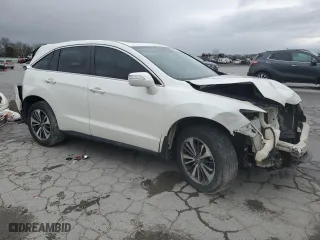 2017 Acura RDX w/Advance Pkg with VIN 5J8TB4H74HL002040, listed as a Copart auction lot 49998215 with 0 mi miles and Salvage Title. Bid and sale history available at carsss.com. Image 4.