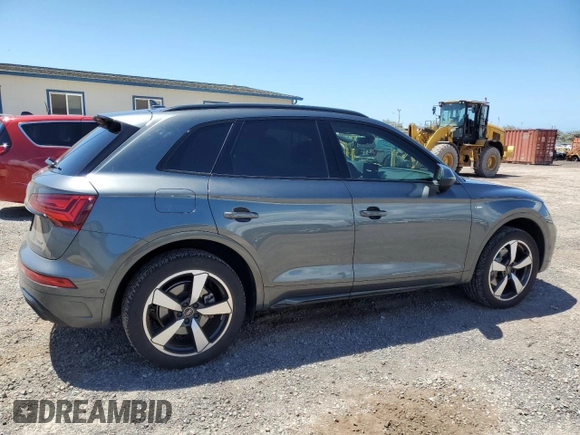 2023 Audi Q5 S line Prestige with VIN WA1FAAFY3P2055352, listed as a Copart auction lot 48815035 with 17,863 mi miles and Salvage title. Bid and sale history available at DreamBid. Image 3.