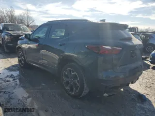2019 Chevrolet Blazer RS with VIN 3GNKBJRS4KS689928, listed as a Copart auction lot 42967455 with 37,009 mi miles and Salvage Title. Bid and sale history available at carsss.com. Image 2.
