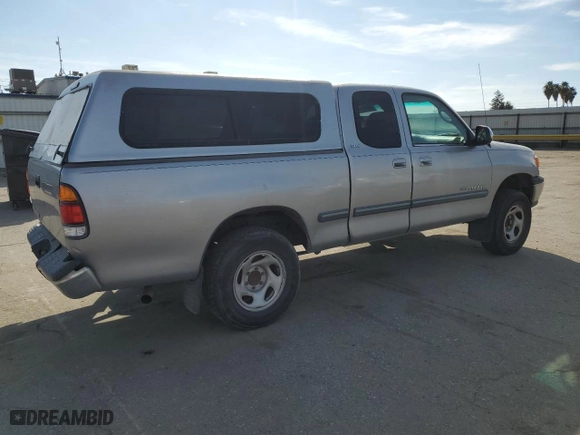 2002 Toyota Tundra SR5 with VIN 5TBRN341X2S262176, listed as a Copart auction lot 45511995 with 408,775 mi miles and Salvage Title. Bid and sale history available at carsss.com. Image 3.