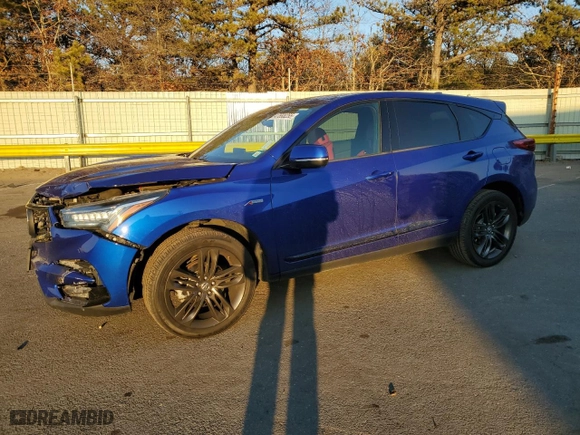 2019 Acura RDX w/A-Spec Pkg with VIN 5J8TC2H64KL015239, listed as a Copart auction lot 47698255 with 74,283 mi miles and Salvage Title. Bid and sale history available at carsss.com. Image 1.