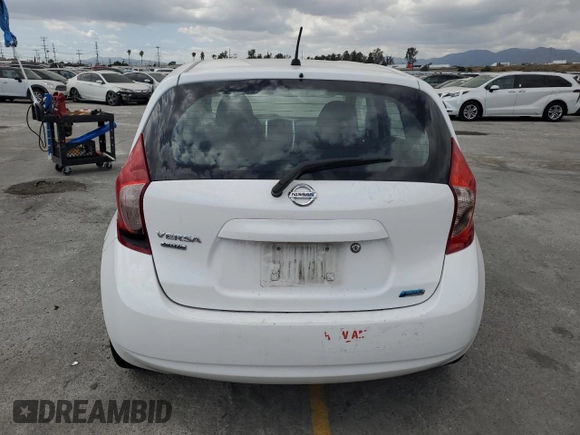 2015 Nissan Note SV with VIN 3N1CE2CP0FL396402, listed as a Copart auction lot 56957015 with 126,195 mi miles and Clean title. Bid and sale history available at DreamBid. Image 6.